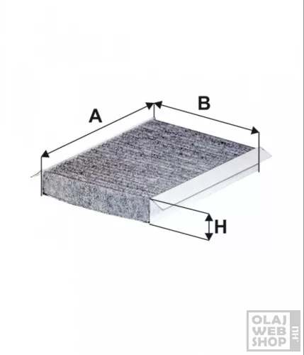 Filtron aktívszenes pollenszűrő K1335A