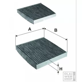 Filtron aktívszenes pollenszűrő K1336A-2X