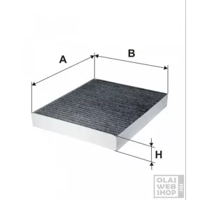 Filtron aktívszenes pollenszűrő K1343A