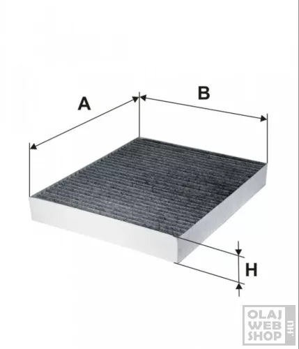 Filtron aktívszenes pollenszűrő K1343A