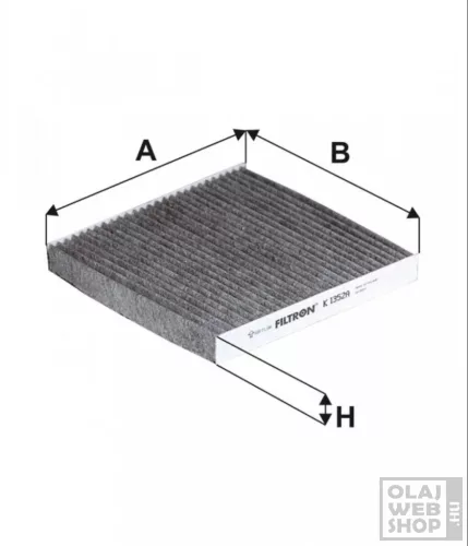 Filtron aktívszenes pollenszűrő K1352A