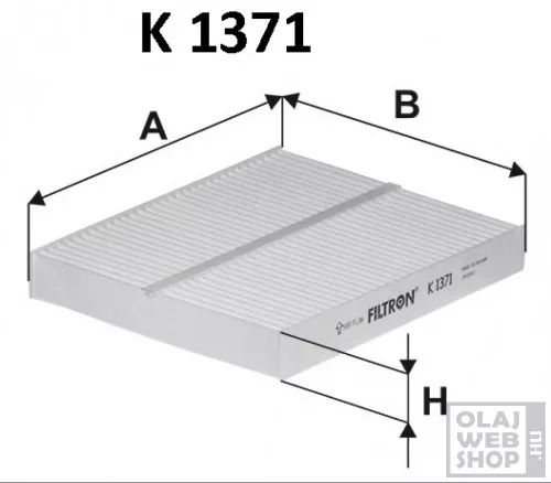 Filtron pollenszűrő K1371