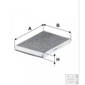 Filtron aktívszenes pollenszűrő K1378A
