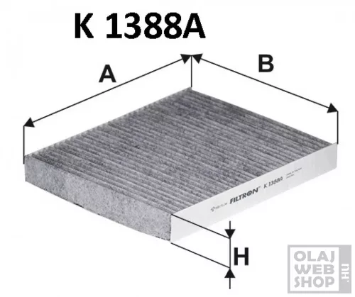Filtron aktívszenes pollenszűrő K1388A