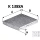 Filtron aktívszenes pollenszűrő K1388A