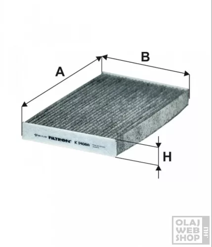 Filtron aktívszenes pollenszűrő K1408A