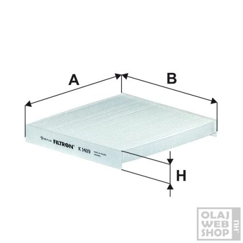 Filtron pollenszűrő K1409