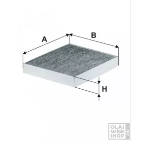 Filtron aktívszenes pollenszűrő K1409A