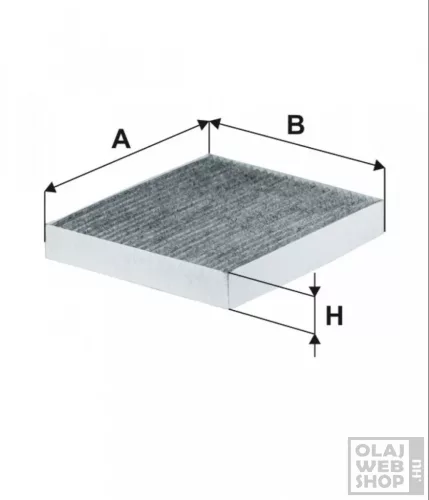 Filtron aktívszenes pollenszűrő K1409A