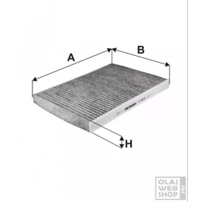 Filtron aktívszenes pollenszűrő K1417A