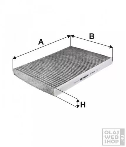 Filtron aktívszenes pollenszűrő K1417A