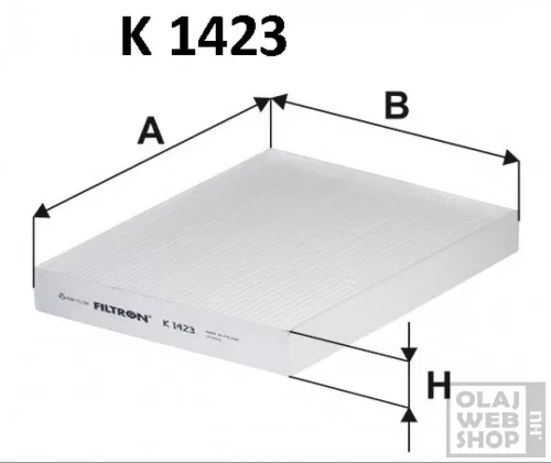 Filtron pollenszűrő K1423