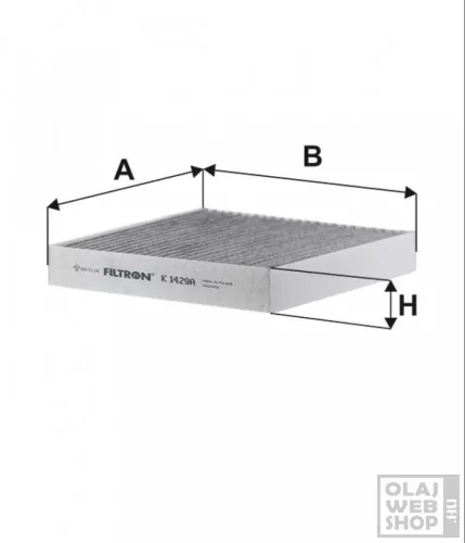 Filtron aktívszenes pollenszűrő K1429A