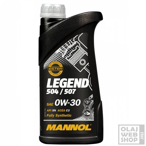 Mannol 7730 Legend 504/507 0W-30 motorolaj 1L