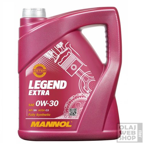 Mannol 7919 LEGEND EXTRA 0W-30 motorolaj 5L