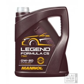 Mannol 7921 Legend Formula C5 0W-20 motorolaj 5L
