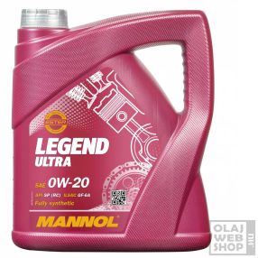 Mannol 7918 LEGEND ULTRA 0W-20 motorolaj 4L