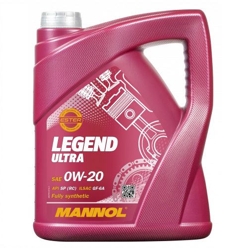 Mannol 7918 LEGEND ULTRA 0W-20 motorolaj 5L