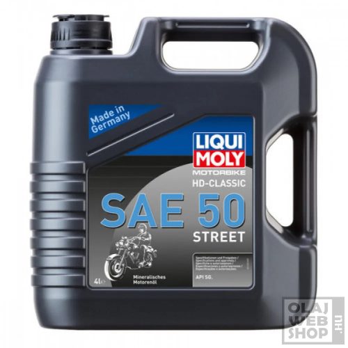 Liqui Moly Motorbike Street HD-Classic SAE50 motorkerékpár olaj (ásványi) 4L