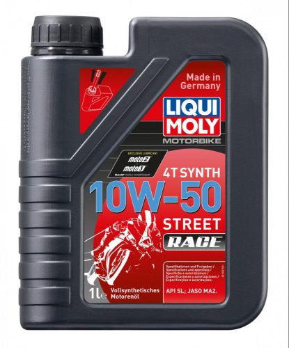 Liqui Moly Motorbike 4T Street Race Synt 10W-50 motorkerékpár olaj 1L