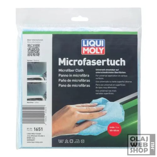 Liqui Moly Microfasertuch mikroszálas törlőkendő (40x40cm) 1db-os