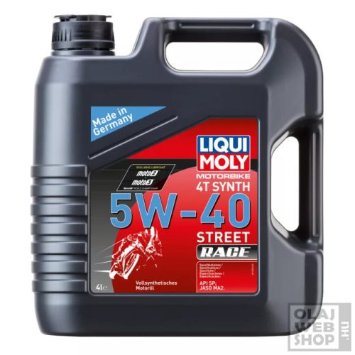 Liqui Moly Motorbike 4T Street Race Synth 5w-40 motorkerékpár olaj 4L