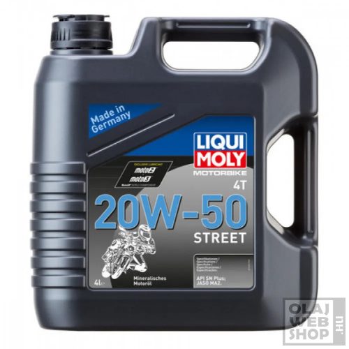 Liqui Moly Motorbike 4T Street 20W-50 motorkerékpár olaj 4L