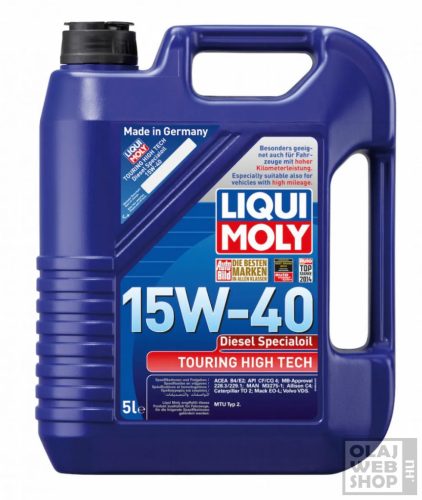 Liqui Moly Touring High Tech Diesel 15w-40 teherautó motorolaj 5L