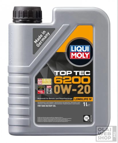 Liqui Moly Top Tec 6200 0W-20 motorolaj 1L