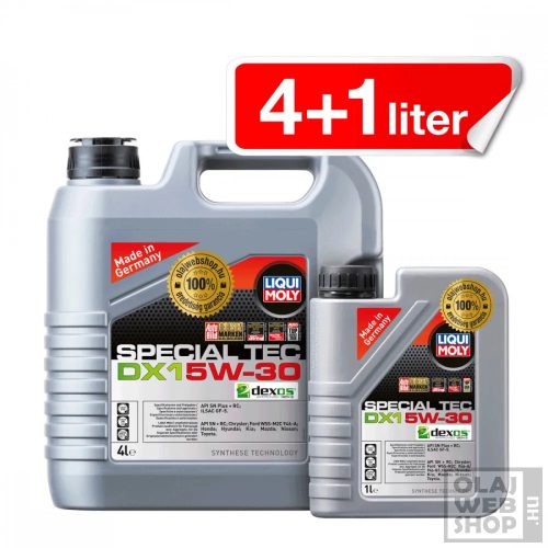 Liqui Moly Special Tec DX1 5W-30 motorolaj GM dexos1 Gen2 5L *csomag