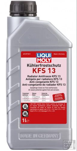 Liqui Moly Kühlerfrostschutz KFS13 Fagyálló koncentrátum -70°C 1L