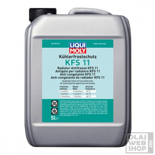 Liqui Moly Kühlerfrostschutz KFS11 Fagyálló koncentrátum -70°C 5L