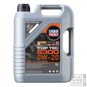 Liqui Moly Top Tec 6300 0W-20 motorolaj 5L