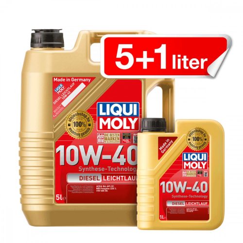 Liqui Moly Diesel Leichtlauf 10W-40 motorolaj 6L *csomag