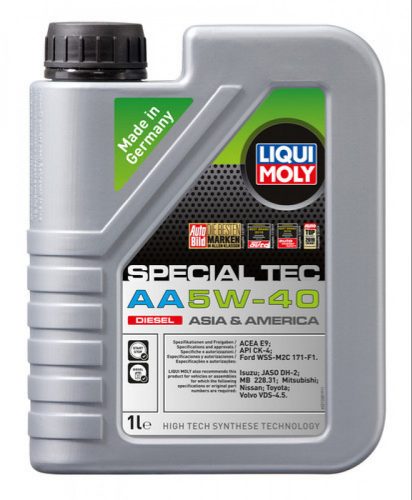 Liqui Moly Special Tec Asia & America AA 5W-40 diesel motorolaj 1L