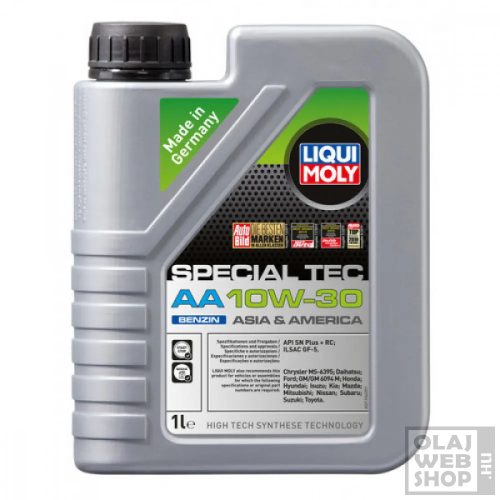 Liqui Moly Special Tec Asia & America AA 10W-30 benzin motorolaj 1L