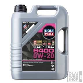 Liqui Moly Top Tec 6400 0W-20 motorolaj 5L