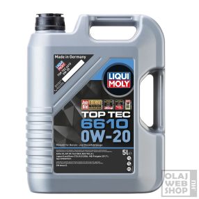 Liqui Moly Top Tec 6610 0W-20 motorolaj 5L