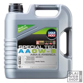 Liqui Moly Special Tec Asia & America AA 0W-8 motorolaj 4L