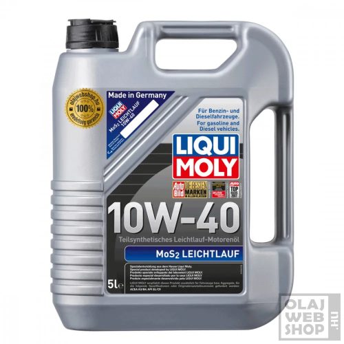 Liqui Moly MoS2 Leichtlauf 10W-40 motorolaj 5L