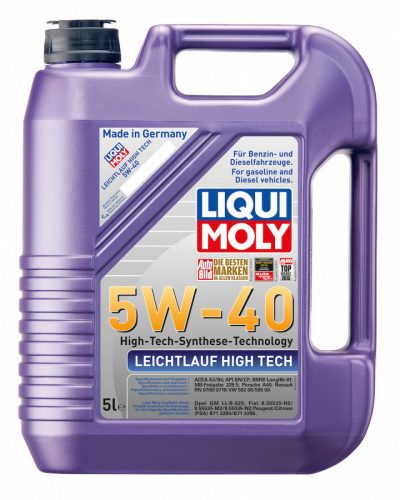 Liqui Moly Leichtlauf High Tech 5w-40 motorolaj 5L