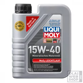 Liqui Moly MoS2 Leichtlauf 15W-40 motorolaj 1L
