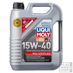 Liqui Moly MoS2 Leichtlauf 15W-40 motorolaj 5L
