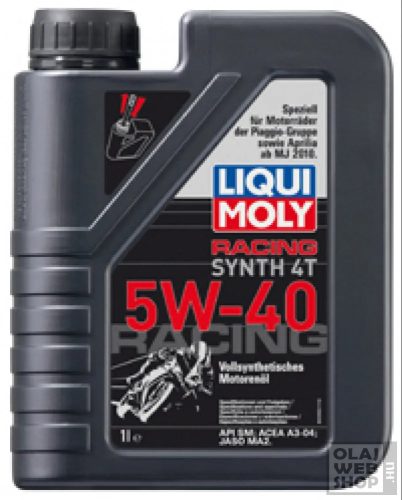 Liqui Moly Motorbike 4T Street Race Synth 5w-40 motorkerékpár olaj 1L