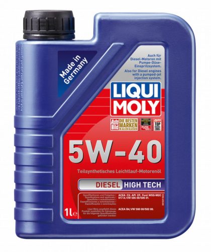 Liqui Moly Diesel High Tech 5W-40 motorolaj PDTDI 1L