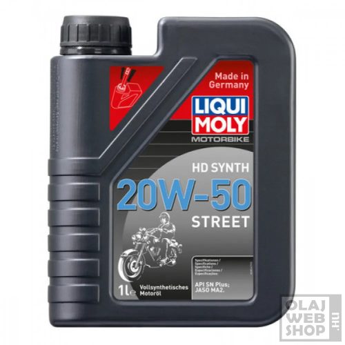 Liqui Moly Motorbike 4T Street HD Synth 20W-50 motorkerékpár olaj 1L