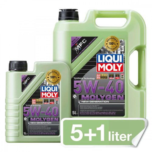 Liqui Moly Molygen New Generation 5W-40 motorolaj 6L *csomag