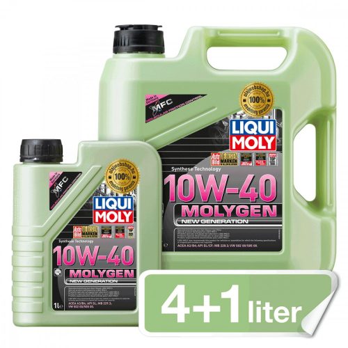 Liqui Moly Molygen New Generation 10W-40 motorolaj 5L *csomag