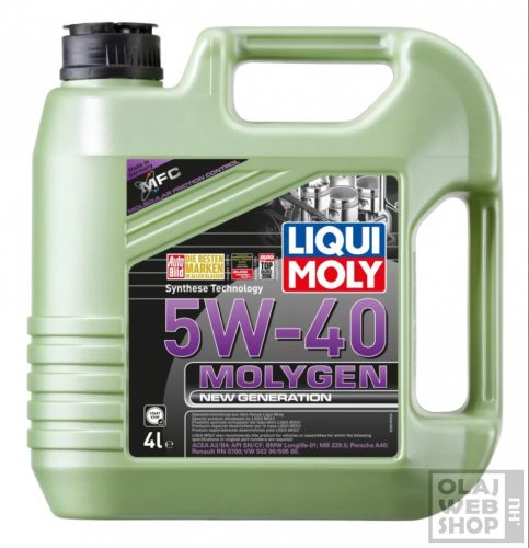 Liqui Moly Molygen New Generation 5W-40 motorolaj 4L