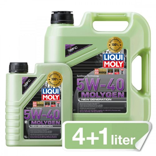 Liqui Moly Molygen New Generation 5W-40 motorolaj 5L *csomag
